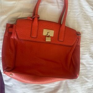 DKNY Women's Vibrant Red Tote Bag